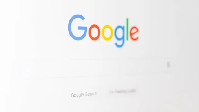The Google search homepage